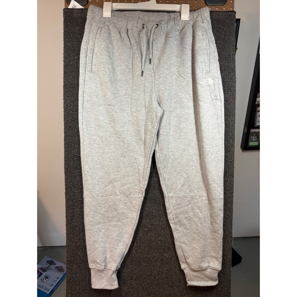 The North Face Sweatpants Womens L Grey Circular Design Joggers Fleece NF0A7UNL